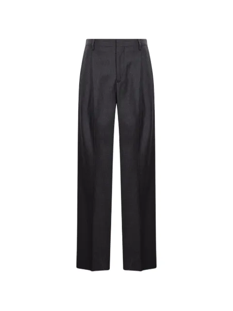 Briglia 1949 pressed-crease wide-leg trousers Grey BROGONUOVOW40012300090