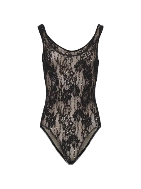 ZIMMERMANN lace scoop bodysuit Black 7615TF26R