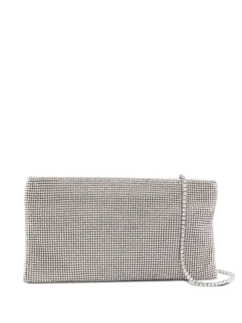 Benedetta Bruzziches La Petite crystal-embellished clutch bag Silver 0015019