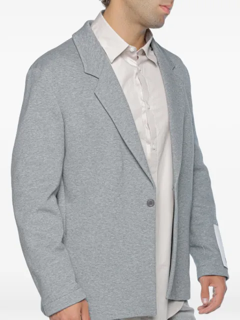 Drykorn Nolen logo-patch jacket Grey NOLEN1362166203