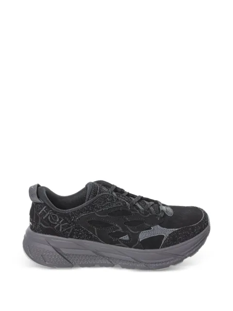 HOKA Clifton L suede low-top sneakers Black 1150910BCKST