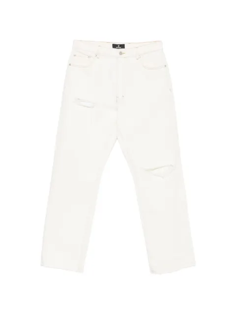 Represent Heaton distressed straight-leg jeans White MLM10057127