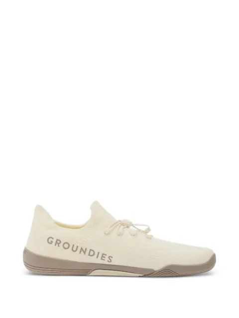 GROUNDS logo-print sneakers White GND23029002