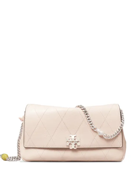 Tory Burch Charlie quilted chain crossbody bag Neutrals 186042
