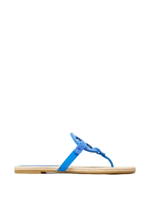 Tory Burch Miller beaded espadrilles Blue 182322