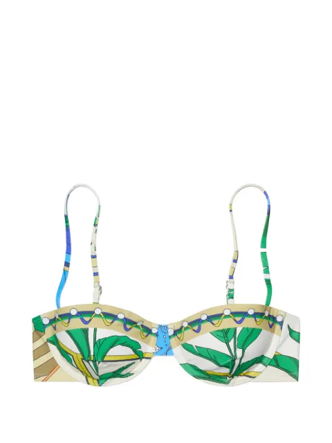 Tory Burch printed bikini top Neutrals 181677