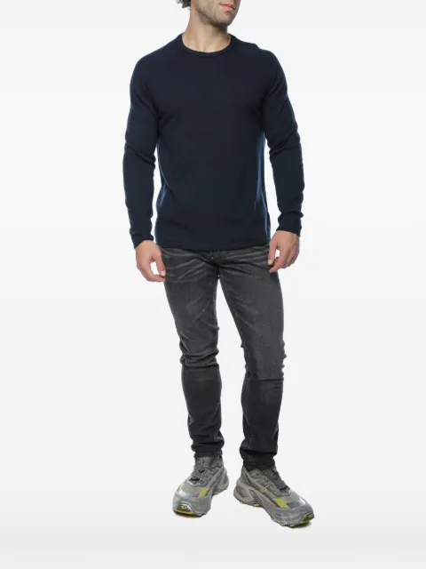 Drykorn raglan-sleeve knitted sweatshirt Blue TITZIAN4202163000