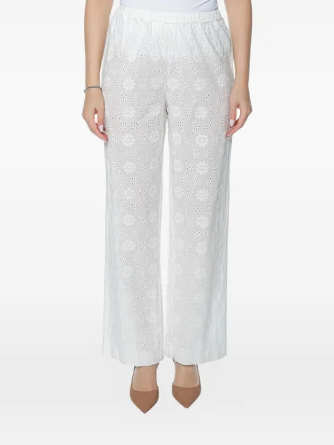 MC2 Saint Barth Inez broderie-anglaise trousers White IEN000201422L