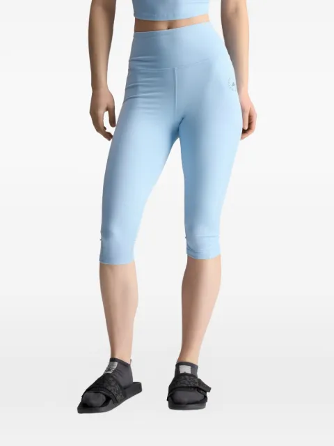 adidas by Stella McCartney logo-print cropped leggings Blue JY8179