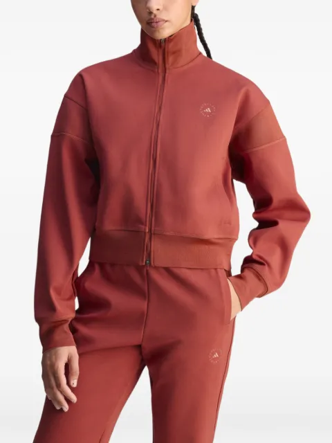 adidas by Stella McCartney logo-print zip-up sweater Orange KC2019