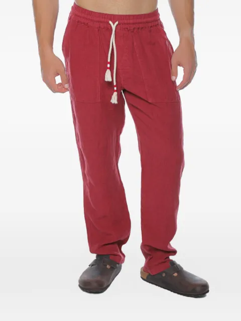 MC2 Saint Barth Calais drawstring-waist trousers Red CAA000102210L