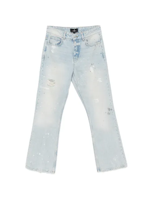 Represent paint-splatter distressed jeans Blue MLM101042