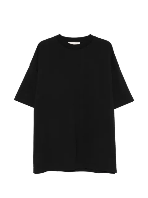 FEAR OF GOD ESSENTIALS logo-embroidered T-shirt Black 125SP264591E