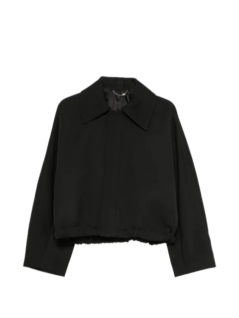 Victoria Beckham Arden zip-up wool jacket Black 1326WJK007534A