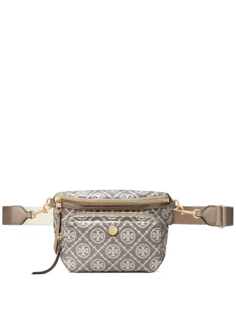 Tory Burch T Monogram coated jacquard mini belt bag Neutrals 182980