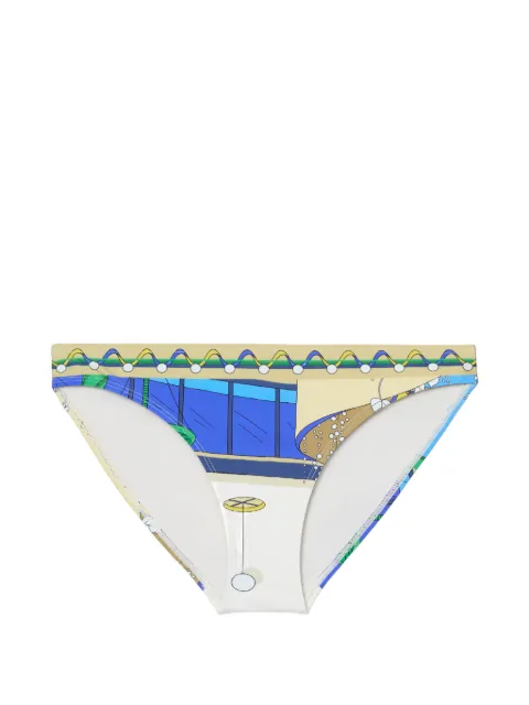 Tory Burch printed bikini bottoms Neutrals 181681