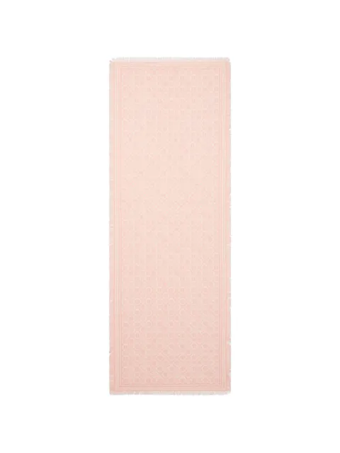Tory Burch T Monogram floral oblong scarf Pink 181355