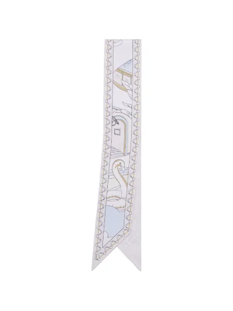 Tory Burch The Pool ribbon tie Neutrals 184212