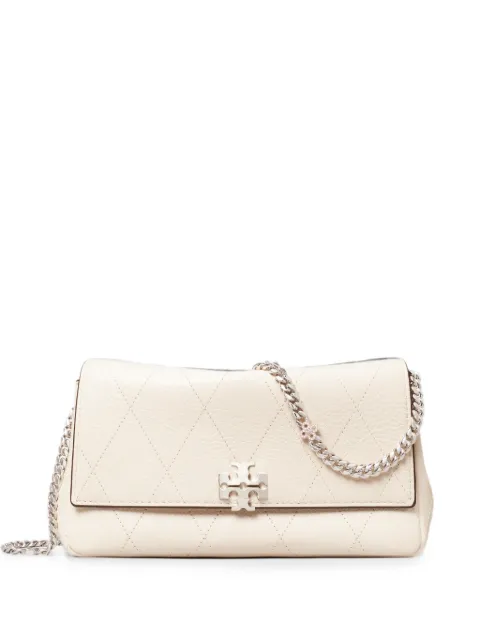 Tory Burch Charlie quilted chain crossbody bag Neutrals 186039