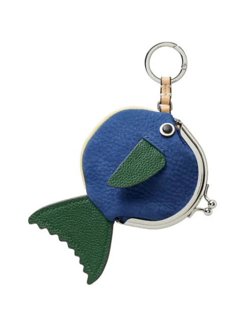 Tory Burch fish coin purse Blue 186623