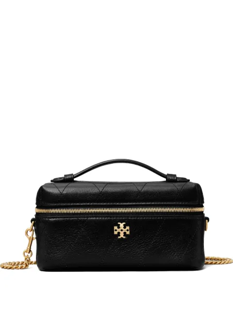 Tory Burch Charlie quilted leather mini bag Black 186036001