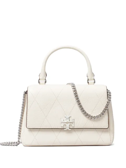 Tory Burch Charlie quilted mini bag Neutrals 186032