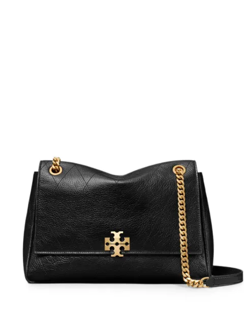 Tory Burch Charlie quilted shoulder bag Black 185828