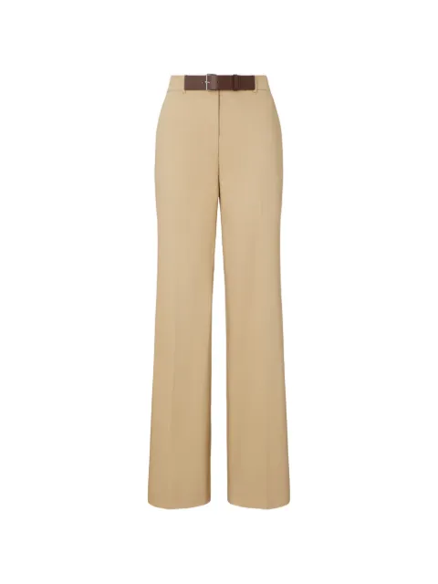Tory Burch belted cotton pants Brown 177941