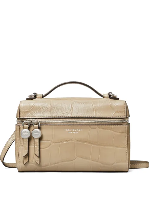 Tory Burch Romy croc-effect mini bag Neutrals 183015