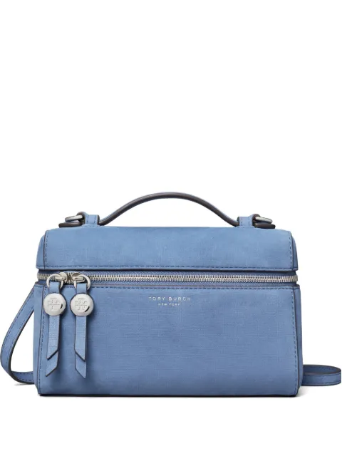 Tory Burch Romy nubuck slim top handle Blue 183014