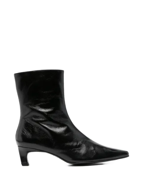 ALOHAS pointed-toe kitten-heel boots Black S10116401