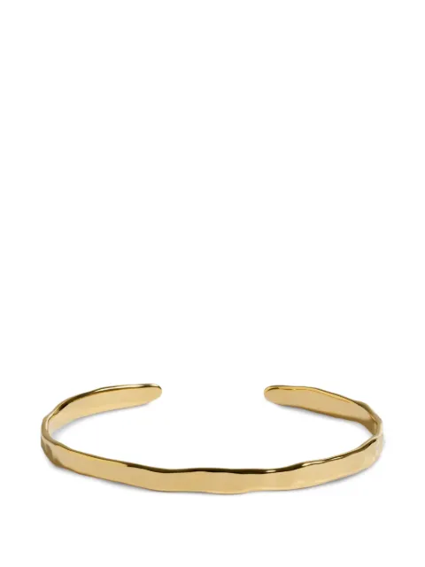 Monica Vinader Siren™ Muse hammered-effect cuff bracelet Gold GPCFSIRTNON