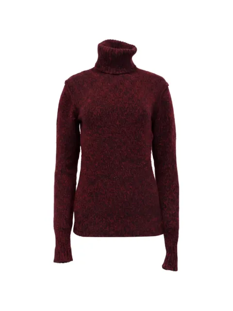 Burberry Pre-Owned Brit turtleneck sweater Red GILTPUUSCL743163W