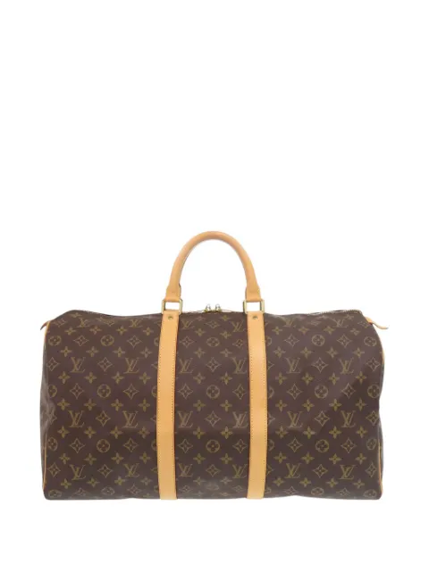 Louis Vuitton Pre-Owned 1996 Monogram Keepall 50 travel bag Brown MRC1ZDJPF64LV6AI