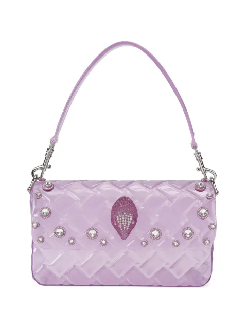 Kurt Geiger London Jelly Kensington quilted glitter shoulder bag Purple 5847492999
