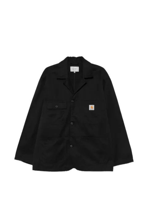 Carhartt WIP logo-patch patch-pocket jacket Black I036868