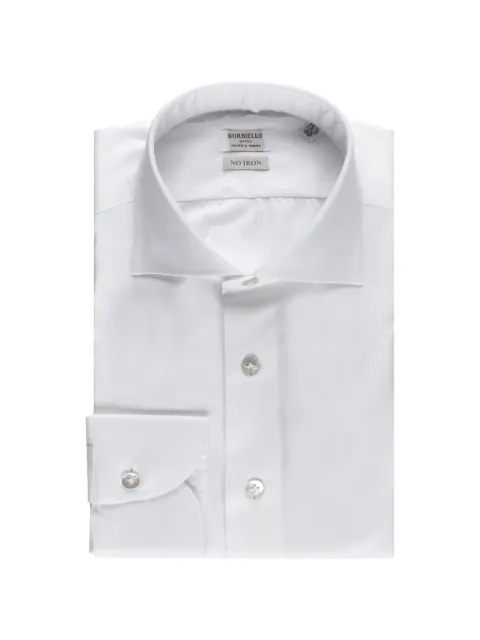 BORRIELLO NAPOLI Marechiaro spread-collar shirt White 220001MARECHIARO