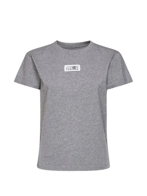 MM6 Maison Margiela logo-patch T-shirt Grey S52GC0371M20170856M
