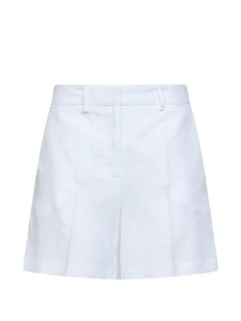 Blanca Vita Silice pressed-crease tailored shorts White SILICE3792