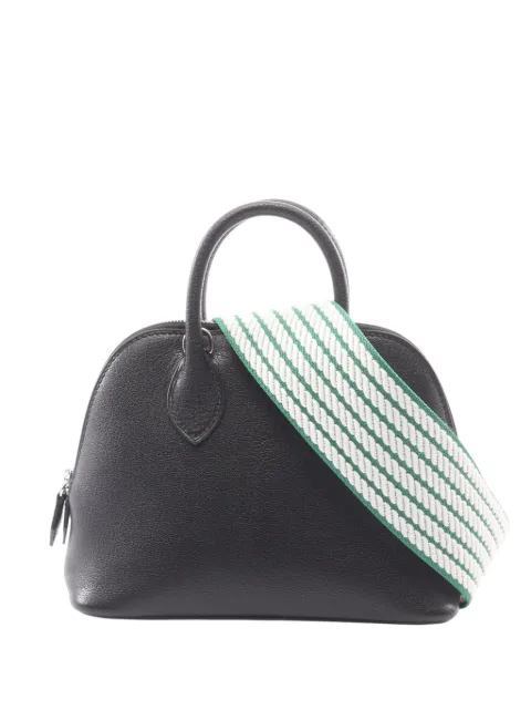 Hermès Pre-Owned 2024 Mini Bolide 1923 satchel Black VS8M5ICZB1SIWA37