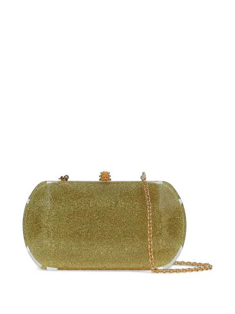 Tyler Ellis Giulia glitter clutch bag Gold T158PX710O