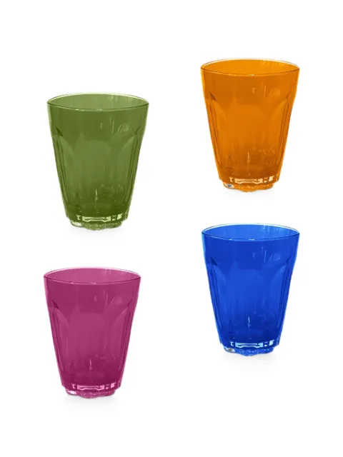 BACI MILANO faceted water glasses Multicolour 256AGWAX4