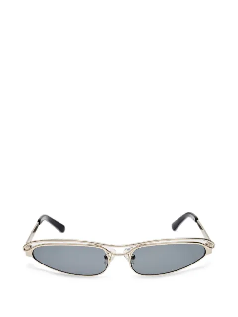The Attico x Linda Farrow Norma cat-eye sunglasses Silver ATTICO73