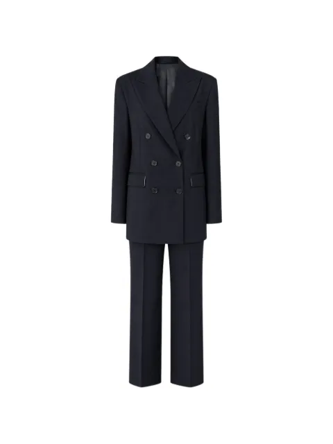 ROOM76 Oslo double-breasted peak-lapel suit Blue OSLOPORTO0502