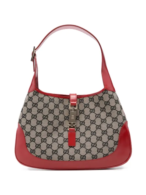 Gucci Pre-Owned 2000s Jackie GG-canvas shoulder bag Neutrals GU1250BOU