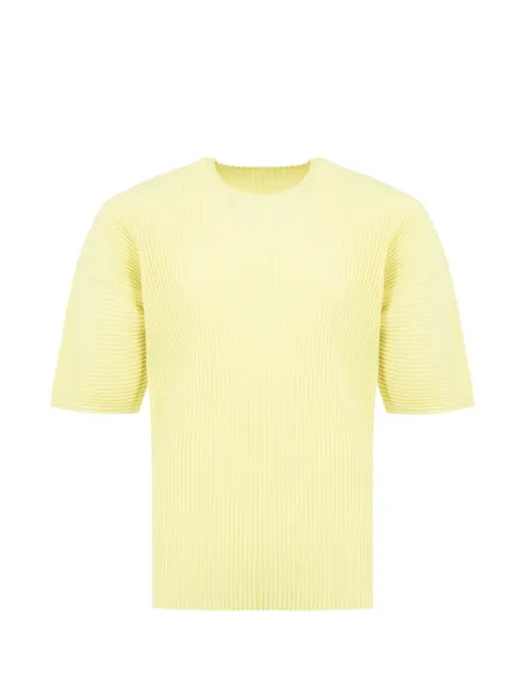 Issey Miyake Monthly Colors T-shirt Yellow HP66JK053