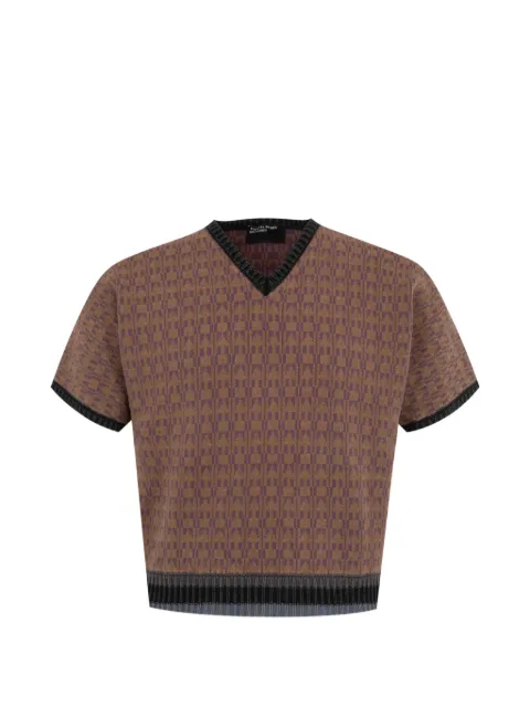 Enfants Riches Déprimés Vienna short-sleeved sweater Red 080275