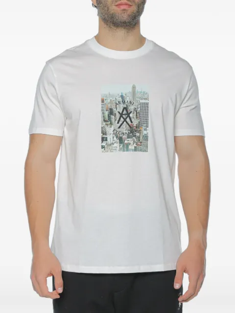 Armani Exchange graphic-print t-shirt White XM002214AF1035