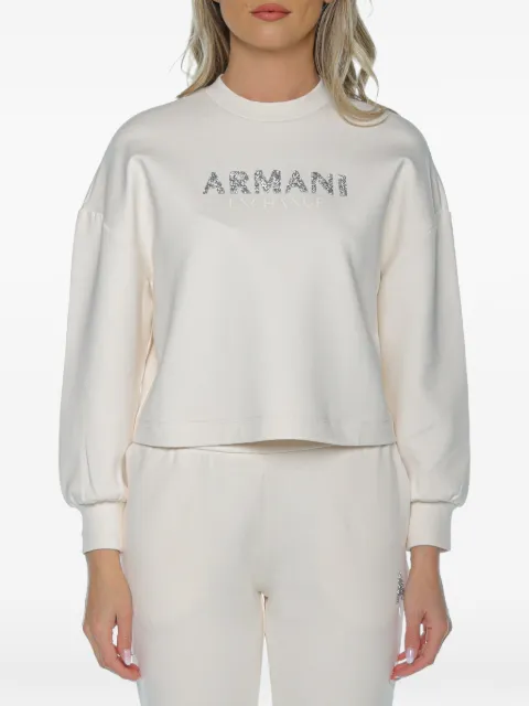 Armani Exchange logo-embellished sweatshirt White XW002049AF2129