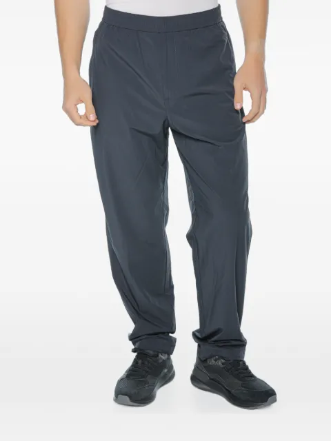Armani Exchange elasticated-waistband trousers Blue XM002085AF2257